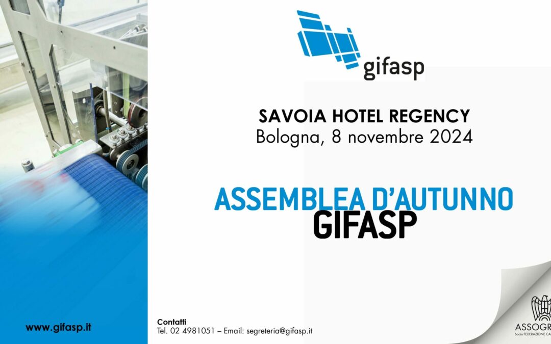 Save the date – Assemblea d’Autunno GIFASP: Bologna, 8 novembre 2024
