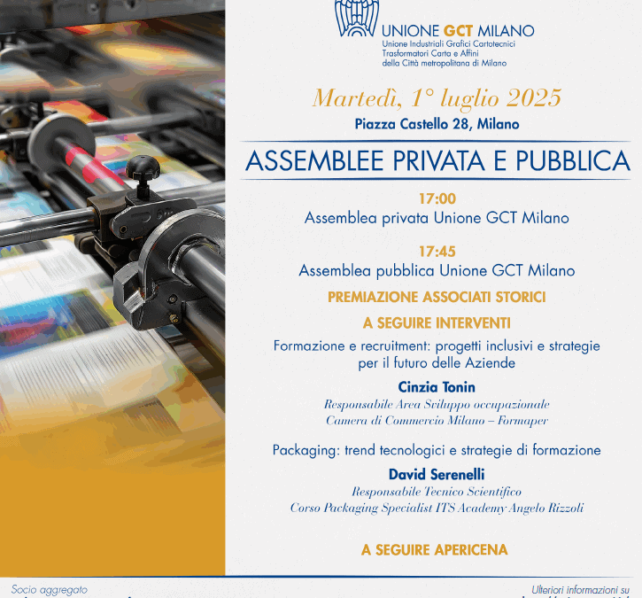 Assemblea Privata e Pubblica Unione GCT Milano – Martedì 1° luglio 2025