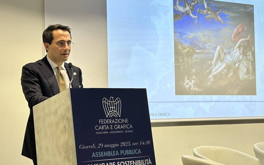 I primati, l’Europa, l’agenda della filiera: Andrea D’Amato nuovo presidente della Federazione Carta e Grafica