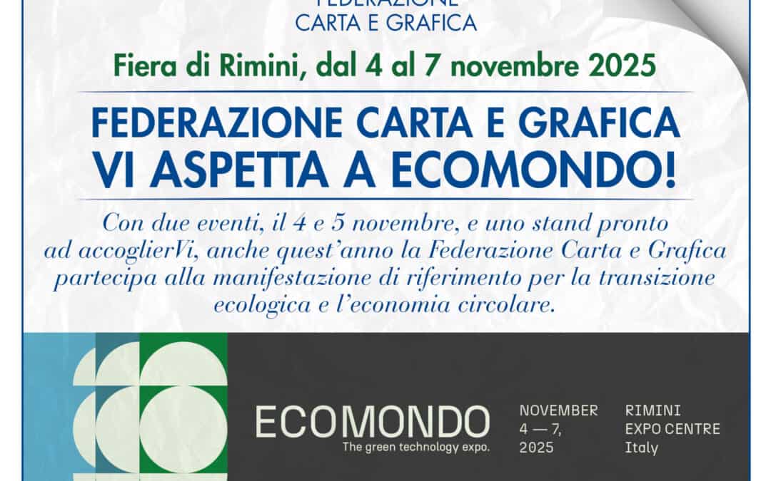 Torna il Paper District in Ecomondo, alla fiera di Rimini dal 4 al 7 novembre