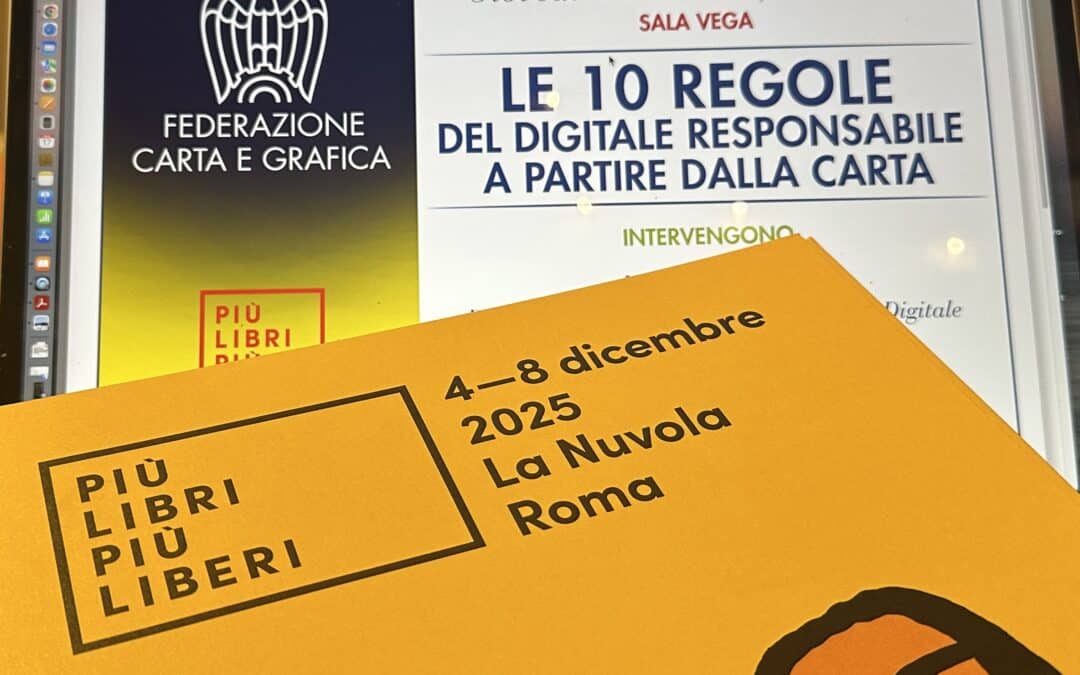 In Più Libri Più Liberi a Roma il 4 dicembre l’evento della Federazione sul Digitale Responsabile