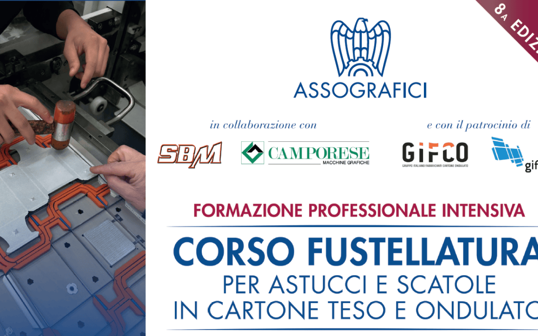 Corso di Fustellatura – Ottava edizione dal 20 al 24 aprile