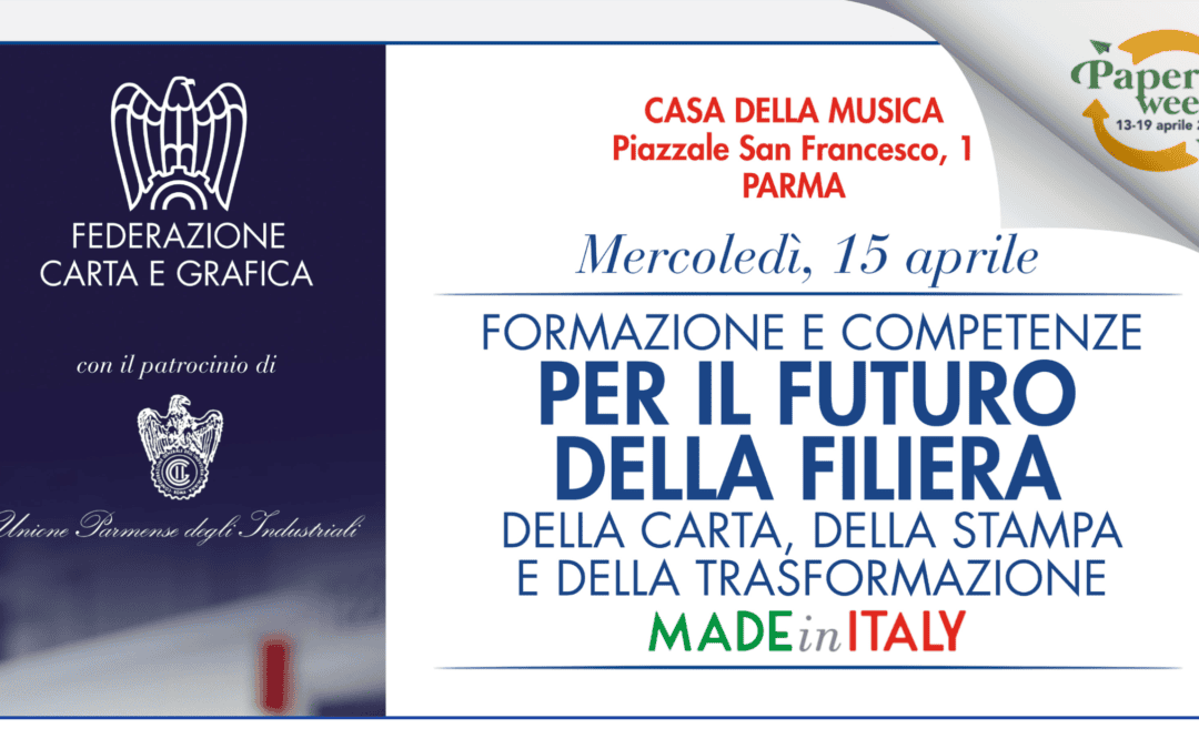 La Federazione celebra il Made in Italy del riciclo carta, a Parma il 15 aprile