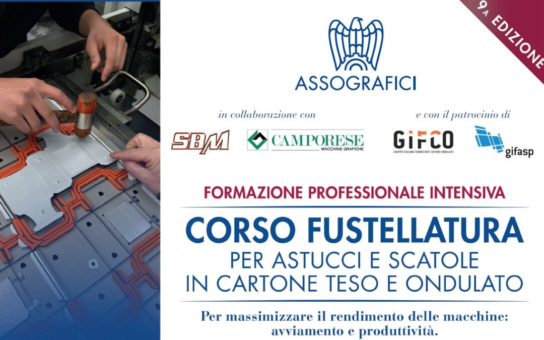 Corso di Fustellatura dal 25 al 29 maggio 2026