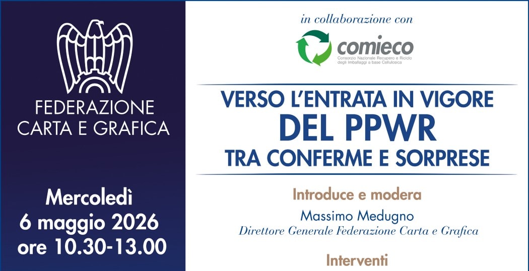 Verso l’entrata in vigore del PPWR tra conferme e sorprese – Webinar 6 maggio 2026 ore 10.30