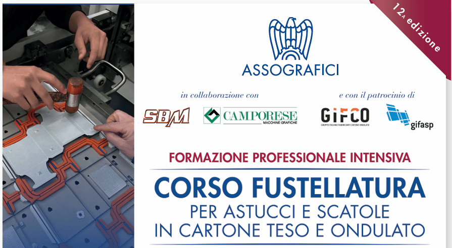 Corso di Fustellatura dal 23 al 27 novembre